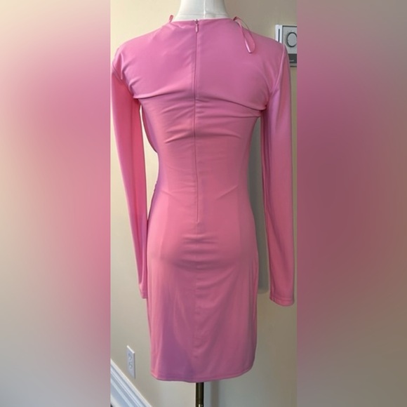 Zara Pink Cut-Out Dress - Picture 10 of 11